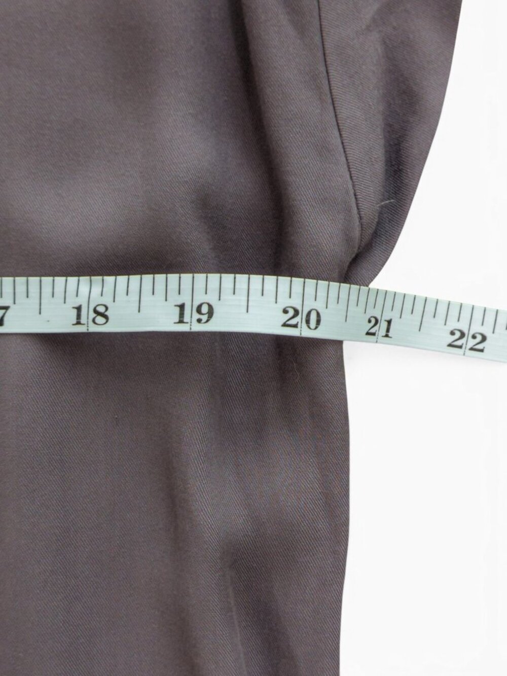 Theory Draped Rayon Top Sz S, Taupe-Mauve, Extended Shoulder Blouse - Picture 8 of 14